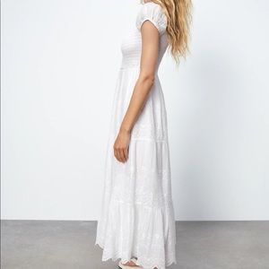 Zara Openwork Embroidered Dress
